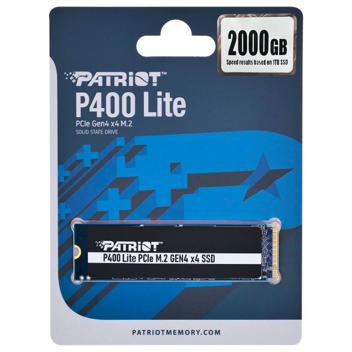 Patriot SSD P400 Lite 2 TB M.2 NVMe PCIe 4.0 x4 SSD 2280 Negro/Blanco 5
