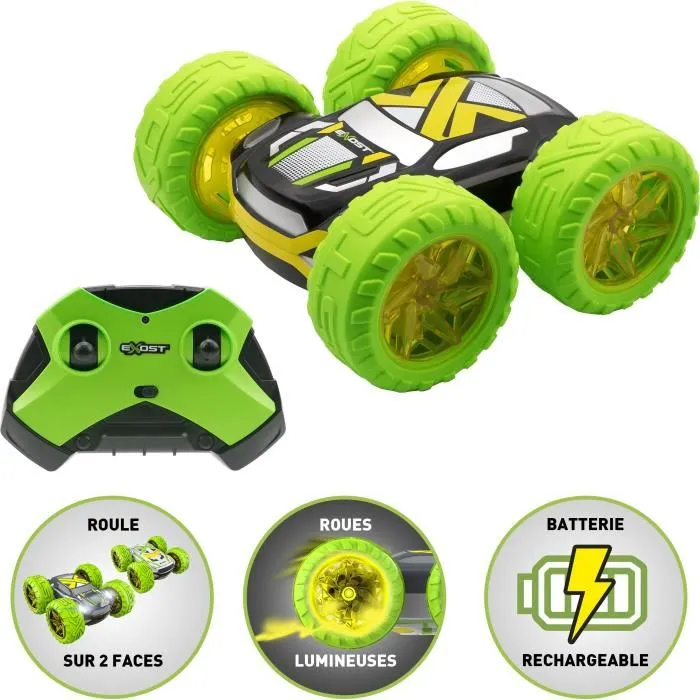 Exost Coche Teledirigido 360 Cross Flash EXO4891813547785 1:18 Verde 3