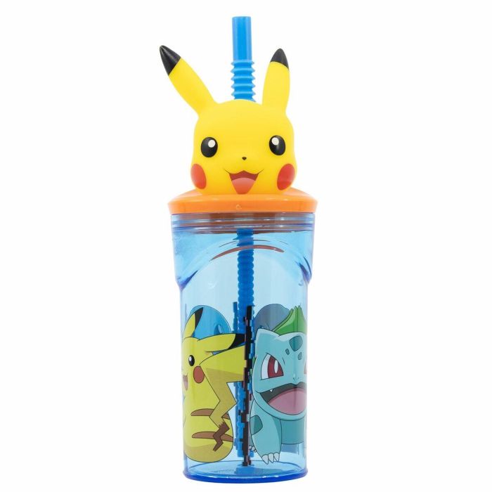 Botella de Agua Pokémon Multicolor PVC Plástico 360 ml 9 x 23 x 6 cm