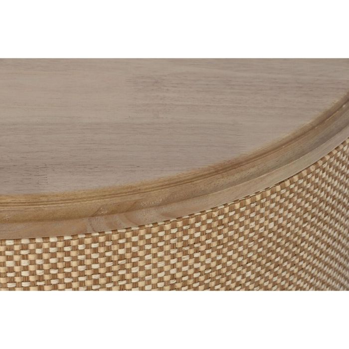 Mesita Auxiliar Mediterraneo DKD Home Decor Natural 70 x 42 x 70 cm 2