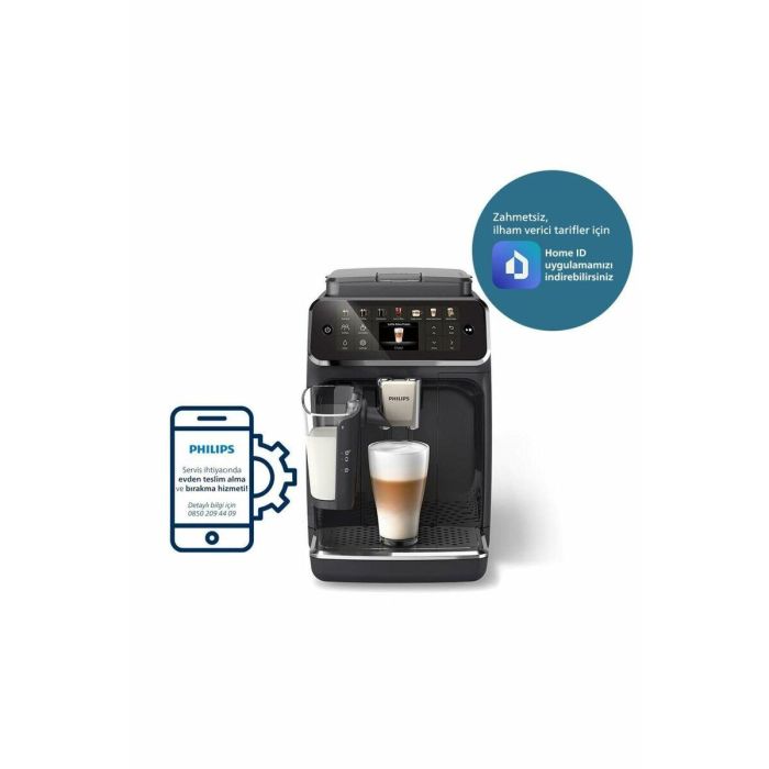 Cafetera Superautomática Philips EP4441/50 Negro 230 W 15 bar 275 g 1,8 L 7 Cafetera Superautomática Philips EP4441/50 Negro 230 W 15 bar 275 g 1,8 L 7