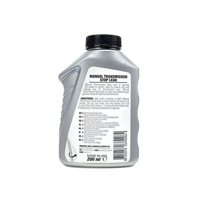 Bar's BARSTML2L91 Tapafugas para Transmisión Manual: Detiene Fugas de Líquido, Restaura Sellos y Juntas Desgastados, Compatible con Todos los Fluidos 1