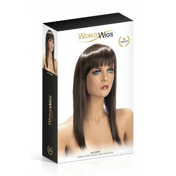 Accesorio Erótico World Wigs Allison Marrón Peluca 1 Accesorio Erótico World Wigs Allison Marrón Peluca 1
