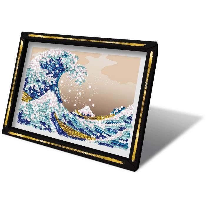 Kit de ocio creativo - LANSAY - Colección Lentejuelas - La Gran Ola - Hokusai - Edad 14 1 Kit de ocio creativo - LANSAY - Colección Lentejuelas - La Gran Ola - Hokusai - Edad 14 1