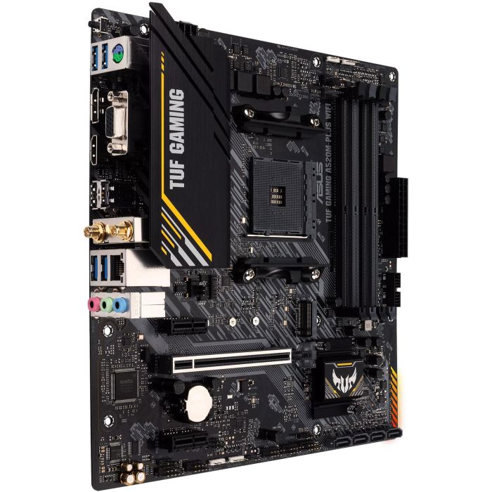 ASUS ASU4711081154273 Placa base TUF GAMING A520M-PLUS WiFi AMD A520 Ranura micro ATX AM4 2 ASUS ASU4711081154273 Placa base TUF GAMING A520M-PLUS WiFi AMD A520 Ranura micro ATX AM4 2
