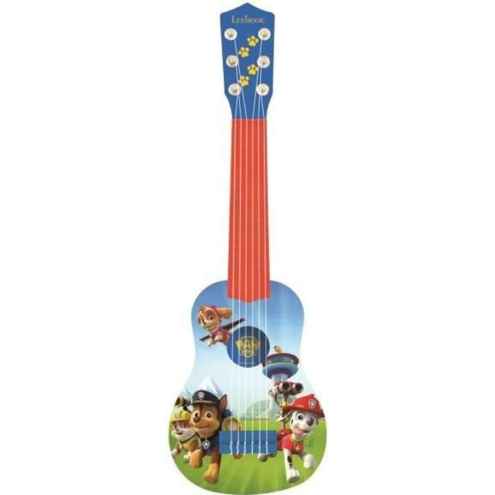 LEXIBOOK - PAT PATROILLE - Guitarra acústica para niños - Altura 53 cm