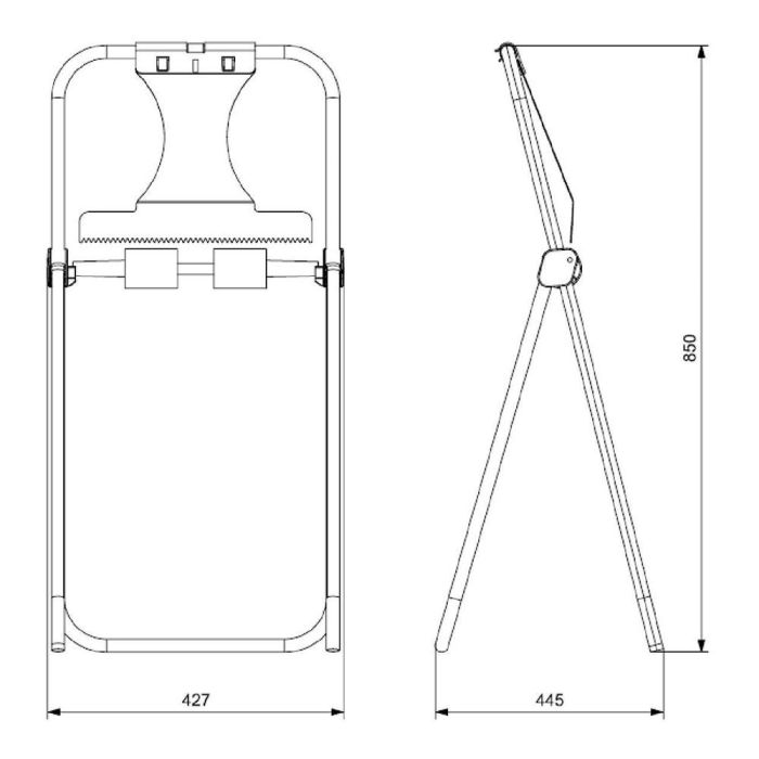 Portabobinas para rollo papernet de suelo 1