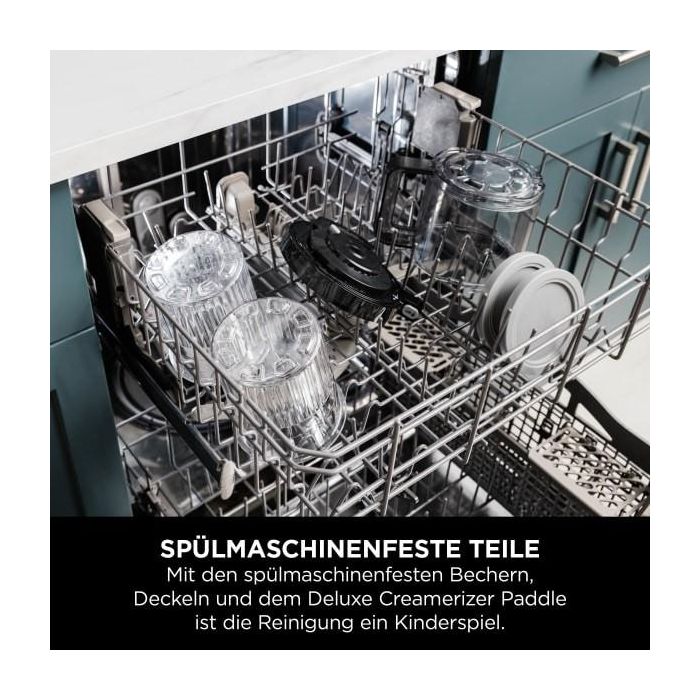Ninja NC501EU Creami Deluxe Máquina de Helados y Batidos 2.1L con 3 Recipientes, Preparación de Sorbete, Negro/Plata 4 Ninja NC501EU Creami Deluxe Máquina de Helados y Batidos 2.1L con 3 Recipientes, Preparación de Sorbete, Negro/Plata 4