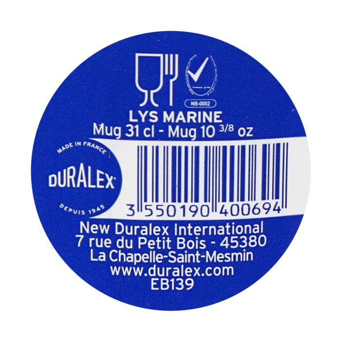 Mug Apilable Marine 31Cl Lys (48 Unidades) 8 Mug Apilable Marine 31Cl Lys (48 Unidades) 8
