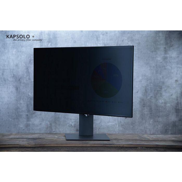 Kapsolo Filtro de Privacidad 2-Way Plug In 51,05cm (20,1") 4:3 para Pantalla - Protege tus Datos Sensibles