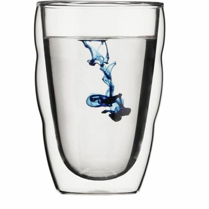 Bodum BOD0699965199210 Juego de 6 Vasos Térmicos Pilatus Doble Pared Transparente 0,35 l 4