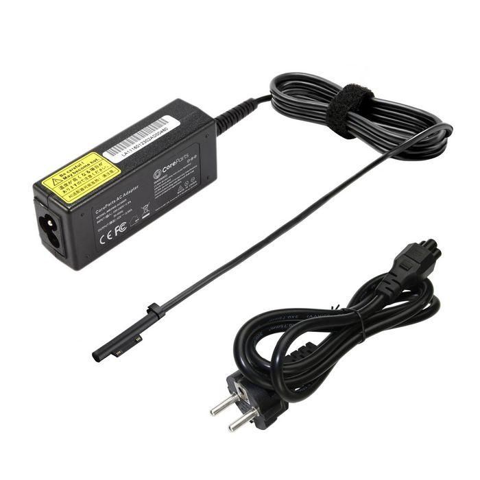 CoreParts Power Adapter for MS Surface 31W 12V 2.58A Plug:Special Including EU Power Cord for SURFACE PRO 3, PRO 4, PRO 5, PRO 6, PRO 7, PRO X CoreParts Power Adapter for MS Surface 31W 12V 2.58A Plug:Special Including EU Power Cord for SURFACE PRO 3, PRO 4, PRO 5, PRO 6, PRO 7, PRO X