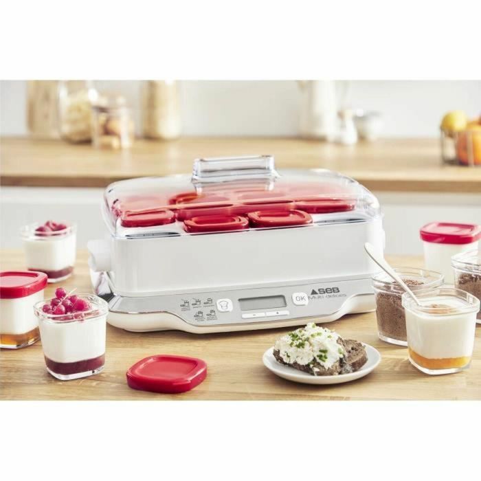 Seb Yaustiere 6 macetas 140 ml, yogures y postres caseros, 5 programas automáticos, 100 % BPA sin BPA, fabricado en Francia YY5114FB 1 Seb Yaustiere 6 macetas 140 ml, yogures y postres caseros, 5 programas automáticos, 100 % BPA sin BPA, fabricado en Francia YY5114FB 1