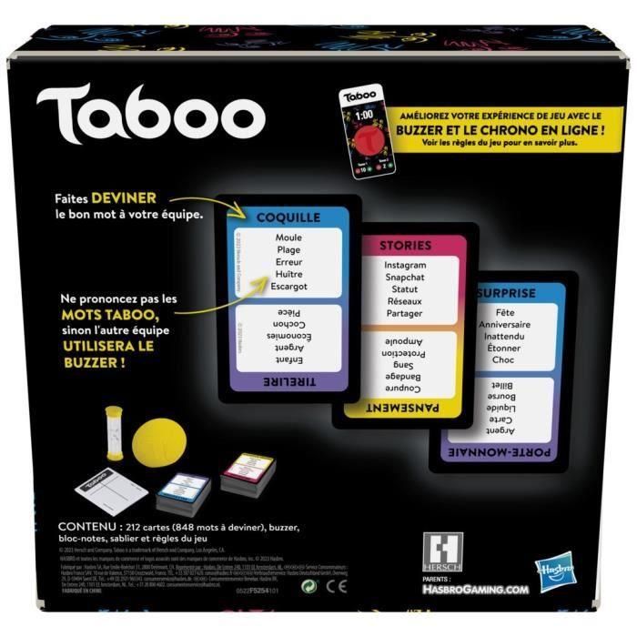 Taboo - Juego de mesa - nueva versión 3 Taboo - Juego de mesa - nueva versión 3