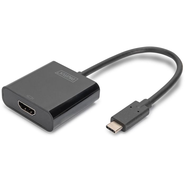 Digitus Adaptador Gráfico USB-C 3.2 Gen 1 a HDMI - Convertidor de Vídeo Externo, Negro 0 Digitus Adaptador Gráfico USB-C 3.2 Gen 1 a HDMI - Convertidor de Vídeo Externo, Negro 0