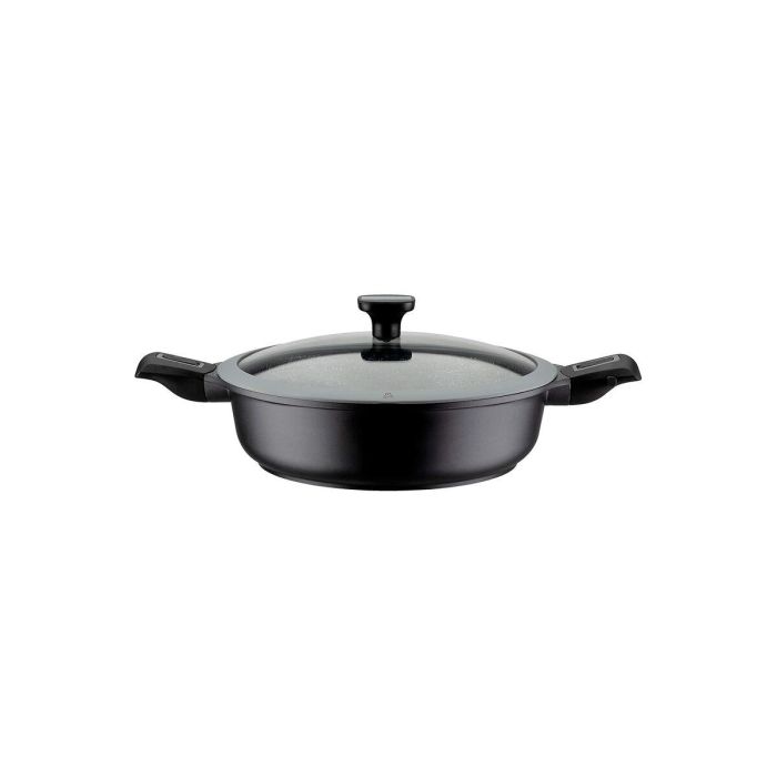 GSW 167833 Sartén Easy Click de Aluminio y Plástico 28 cm con Tapa de Cristal - Negra 7
