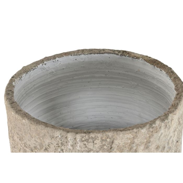 Jarron Item Home DKD Home Decor Gris 45 x 140 x 45 cm 3 Jarron Item Home DKD Home Decor Gris 45 x 140 x 45 cm 3