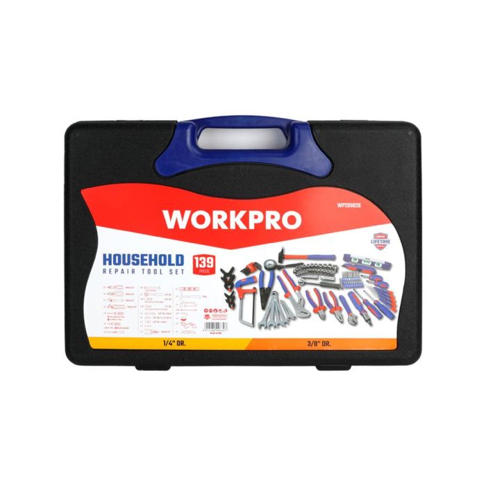 Workpro Juego de herramientas 139 piezas 2