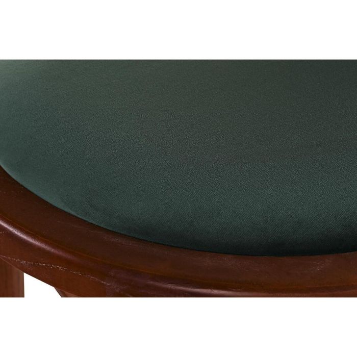 Taburete Vintage DKD Home Decor Marron Oscuro Verde 43 x 108 x 43 cm 2