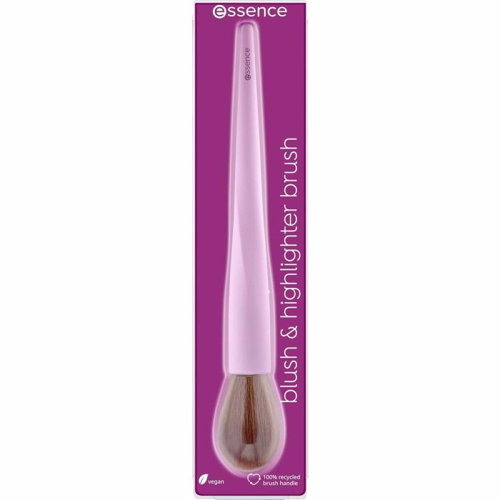 Essence Brocha de Maquillaje para Colorete e Iluminador - Cerdas Suaves, Mango 100% Reciclado y Vegano para un Acabado Impecable 1