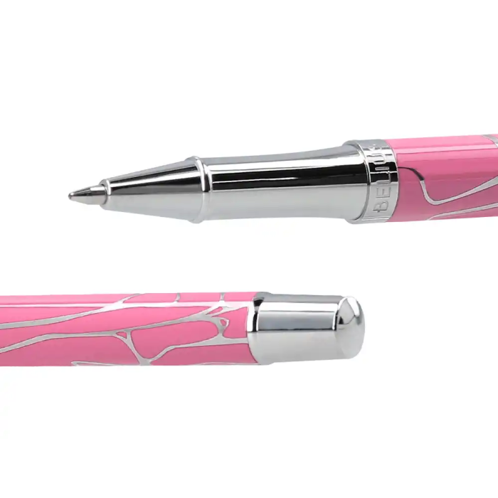Belius Cocktails Bolígrafo Aluminio Rosa Plateado Tinta Azul Caja Diseño 8