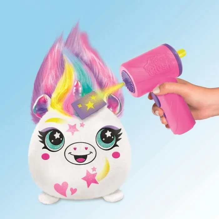 Canal Toys Peluche Airbrush Squishy Hair'iffic para peinar y decorar con spray electrónico, rotuladores -AIR 040- aleatorio 2
