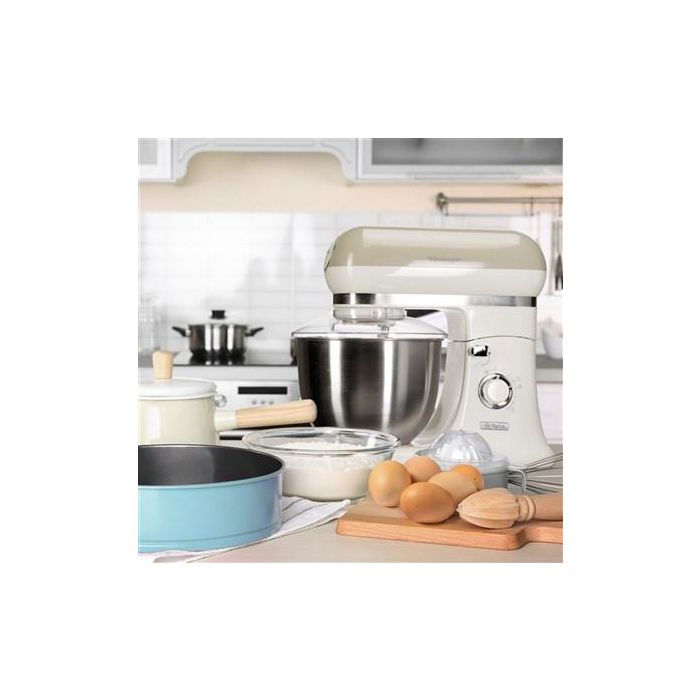 Ariete 1588/03 Robot de Cocina Vintage Beige con Bol de Acero Inoxidable y 10 Velocidades 1 Ariete 1588/03 Robot de Cocina Vintage Beige con Bol de Acero Inoxidable y 10 Velocidades 1