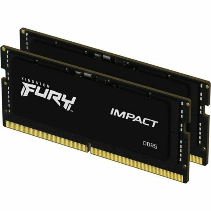 Kingston KIN1686101017997 FURY Impact DDR5 Kit 32 GB (2x16GB) SO-DIMM 262-pin 5600 MHz / PC5-44800 Memoria 4 Kingston KIN1686101017997 FURY Impact DDR5 Kit 32 GB (2x16GB) SO-DIMM 262-pin 5600 MHz / PC5-44800 Memoria 4