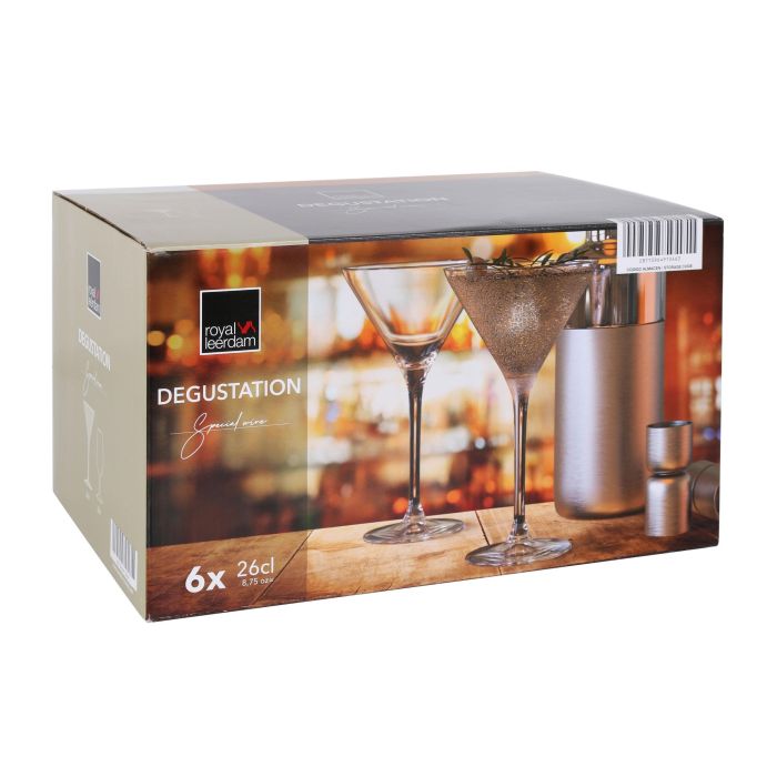Set de 6 Copas para Cóctel Degustation 26 cl - Royal Leerdam 6 Set de 6 Copas para Cóctel Degustation 26 cl - Royal Leerdam 6