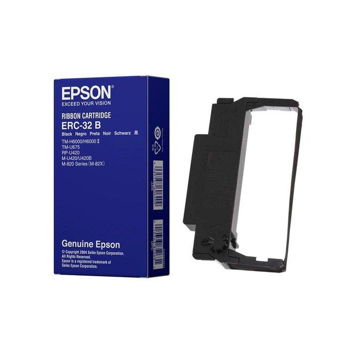 Epson TM-300A/300B/300C/ 300D, U-200D/210D/300A/300B/300C/300D ERC-38B (S015244) Cinta Nylon Negro</