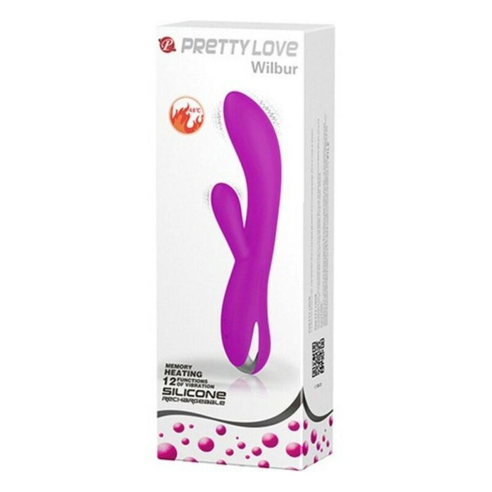 Vibrador Doble Estimulación Pretty Love Wilbur Rosa (11 cm) 1