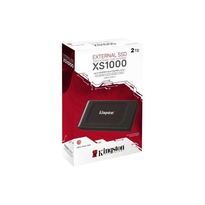 Kingston XS1000 SSD Externo 2TB USB 3.2 Gen2 Tipo C 1050 MB/s Negro 2