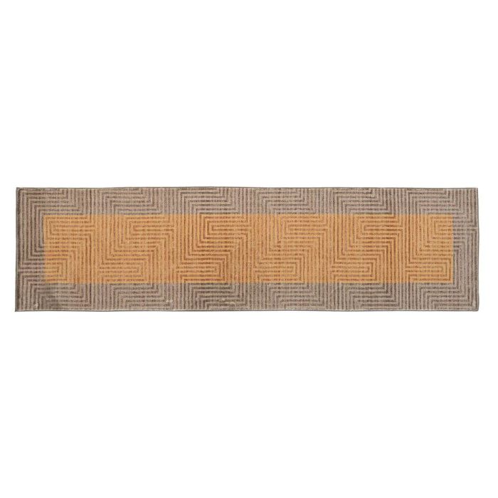 Alfombra Urban DKD Home Decor Amarillo 240 x 0.7 x 60 cm Alfombra Urban DKD Home Decor Amarillo 240 x 0.7 x 60 cm