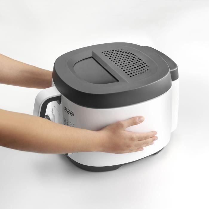 Freidora - DELONGHI - FS3053 - 2 L - 1700 W - 29,3 x 41,7 x 23,2 cm - Gris / Negro 4