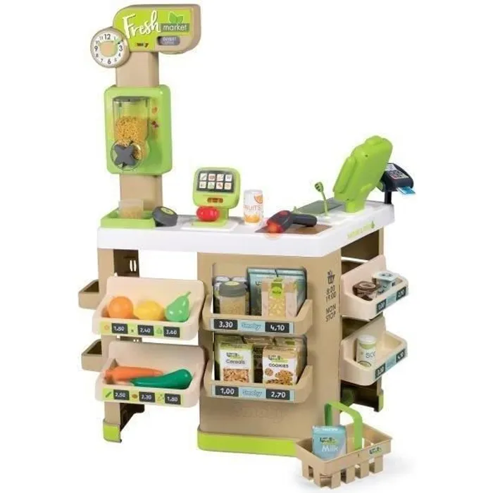 Smoby Mercado Fresco Tienda Orgánica Juego de Rol con Báscula Mecánica y Accesorios para Niños 0 Smoby Mercado Fresco Tienda Orgánica Juego de Rol con Báscula Mecánica y Accesorios para Niños 0