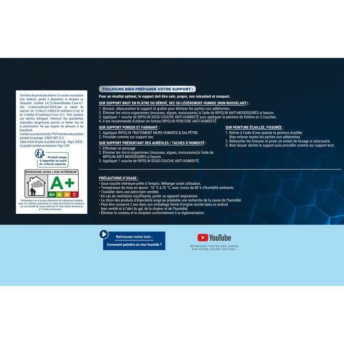 RIPOLIN Imprimación antihumedad 0,75l 5 RIPOLIN Imprimación antihumedad 0,75l 5
