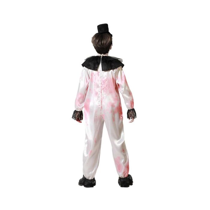 Disfraz Payaso Sangriento Con Cuello Blanco Niño 5-6 Años 4 Disfraz Payaso Sangriento Con Cuello Blanco Niño 5-6 Años 4