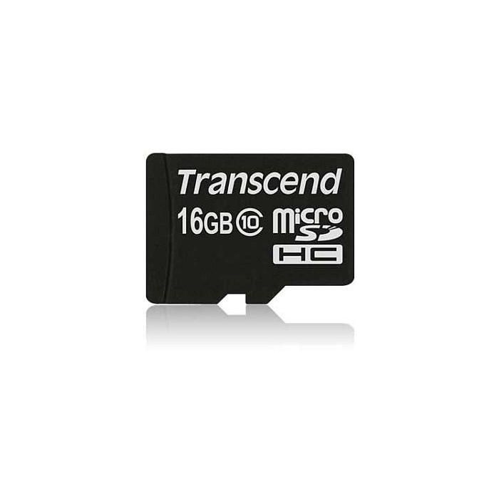 Transcend TS16GUSDC10 Tarjeta MicroSDHC de 16GB Clase 10 UHS-I (90 MB/s)