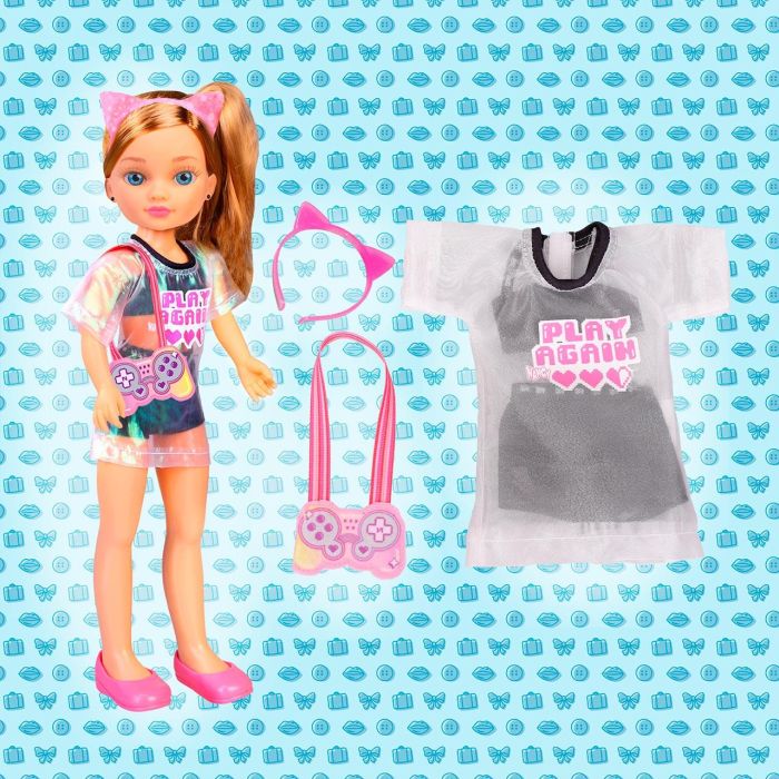 Famosa Naca0000 Conjunto de Ropa Muñeca Nancy A Trendy Look Day con Diadema y Bolso 4 Famosa Naca0000 Conjunto de Ropa Muñeca Nancy A Trendy Look Day con Diadema y Bolso 4