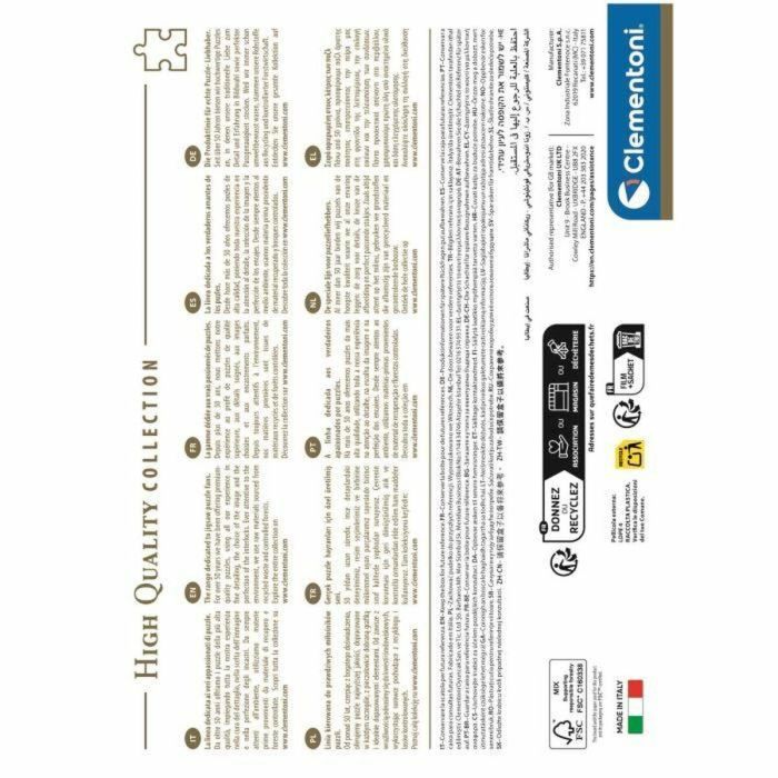 Clementoni 8005125370719 Compacto 1000 piezas Más es más Moda y Diseño Puzzle 1