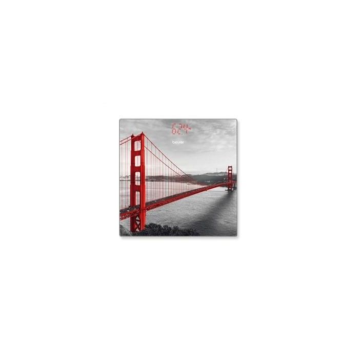 Beurer GS-215 Báscula Digital de Vidrio San Francisco, Pantalla LCD, 180 kg, Diseño Elegante Beurer GS-215 Báscula Digital de Vidrio San Francisco, Pantalla LCD, 180 kg, Diseño Elegante