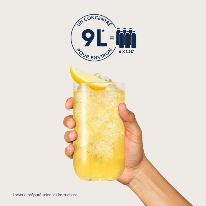 Concentrados SODASTREAM - Pack de 6 Concentrados de Limón Sin Azúcar - Hasta 54L de Bebidas - 440 ml 3 Concentrados SODASTREAM - Pack de 6 Concentrados de Limón Sin Azúcar - Hasta 54L de Bebidas - 440 ml 3