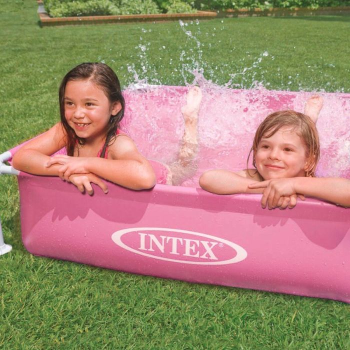 Piscina Desmontable Intex 342 L 122 x 30 x 122 cm Rosa (3 Unidades) 5