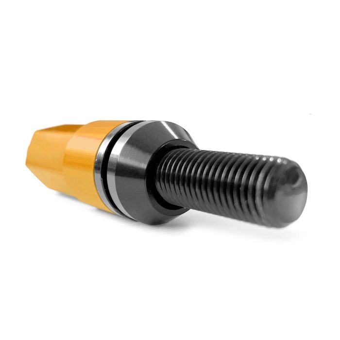 Omp OMPS09981210 Juego de 20 Tornillos de Rueda de Aluminio con Protector Naranja M12x1.5 Llave 17-19 Largo 28 mm 2