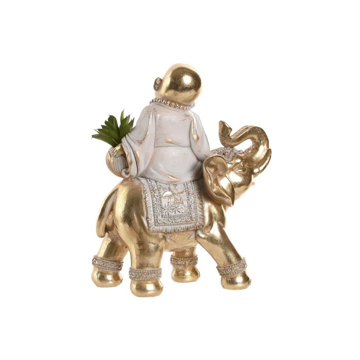 Planta Oriental DKD Home Decor Dorado Verde 10 x 22 x 18 cm (4 Unidades) 2 Planta Oriental DKD Home Decor Dorado Verde 10 x 22 x 18 cm (4 Unidades) 2