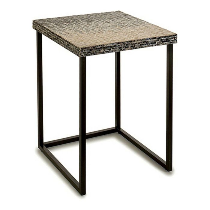 Mesa Cuadrada Nácar Gris Degradado 47x47x62 cm - Giftdecor Mesa Cuadrada Nácar Gris Degradado 47x47x62 cm - Giftdecor