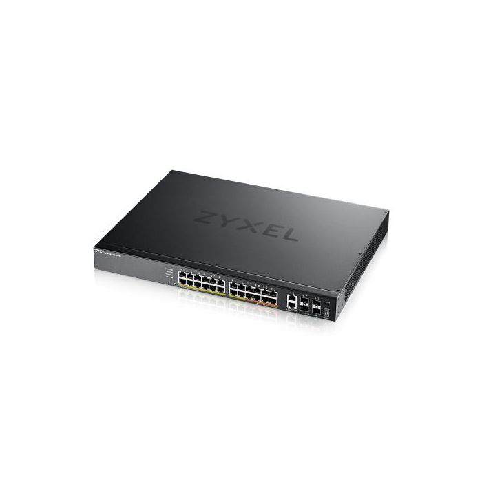 Zyxel XGS2220-30HP Gestionado L3 Gigabit Ethernet (10/100/1000) Energía sobre Ethernet (PoE) Negro 2 Zyxel XGS2220-30HP Gestionado L3 Gigabit Ethernet (10/100/1000) Energía sobre Ethernet (PoE) Negro 2