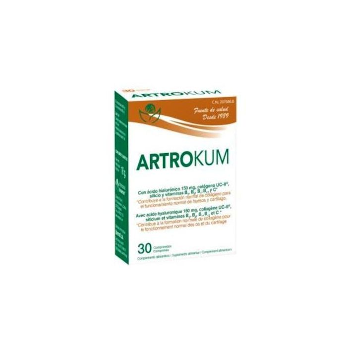 BIOSERUM Artrokum Suplemento Articulaciones con Colágeno, Silicio y Vitaminas - 30 Comprimidos