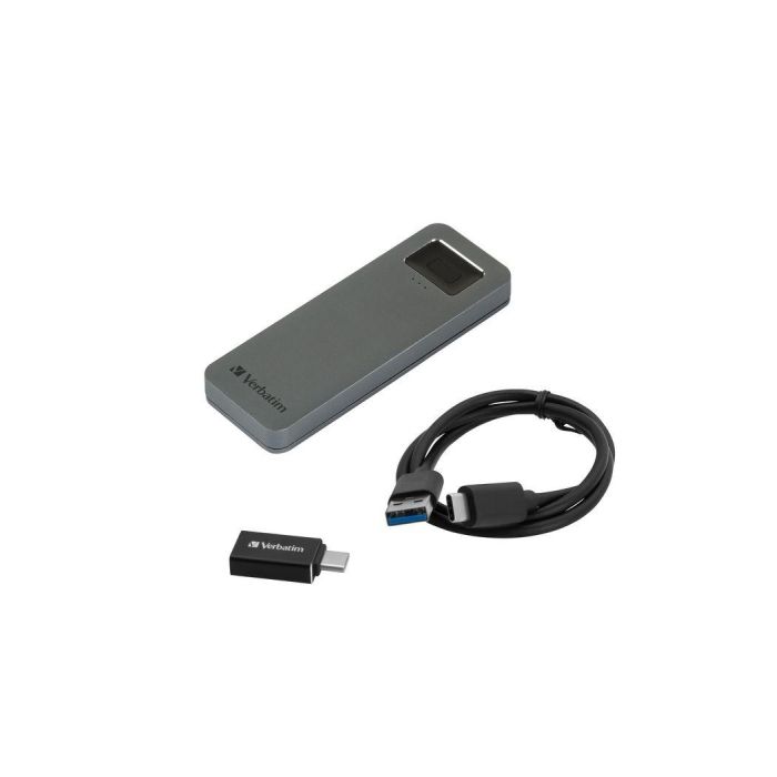 Verbatim 1 TB, M.2 SSD, 256-bit AES, 5Gbps, USB-C, 111 x 40 x 13 mm, 58.5 g, Grey 3 Verbatim 1 TB, M.2 SSD, 256-bit AES, 5Gbps, USB-C, 111 x 40 x 13 mm, 58.5 g, Grey 3