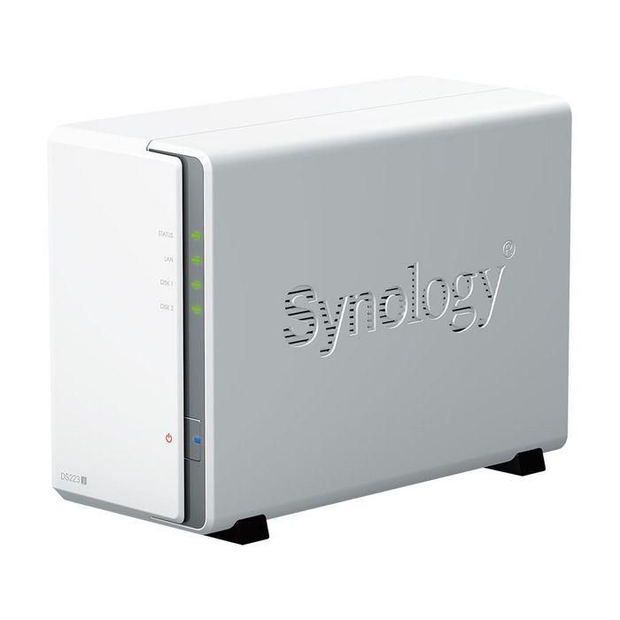 Synology DS223J NAS DiskStation 2 Bahías para Discos 3.5"/2.5" 1GB DDR4 Servidor Almacenamiento Nube Privada Torre 6